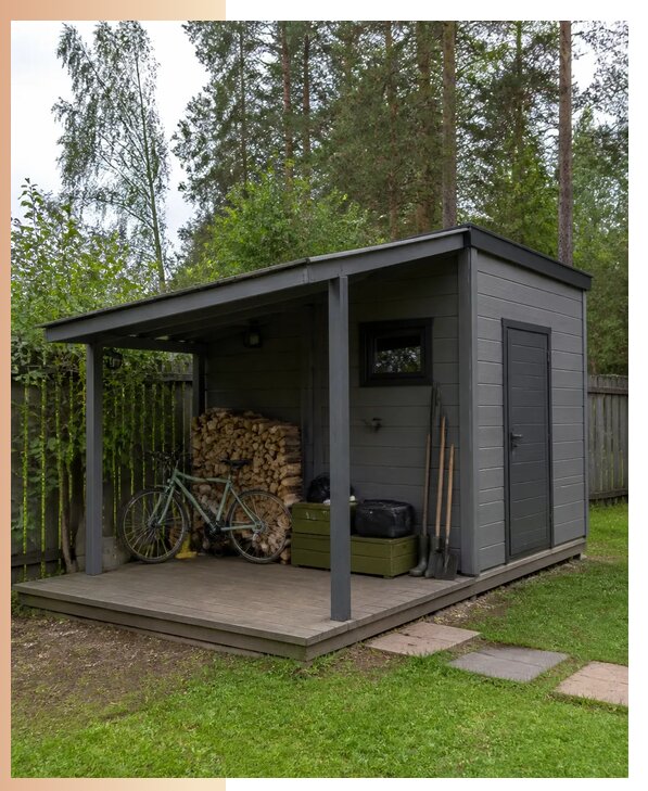 Изготовление и аренда хозблоков с навесом в Балашихе